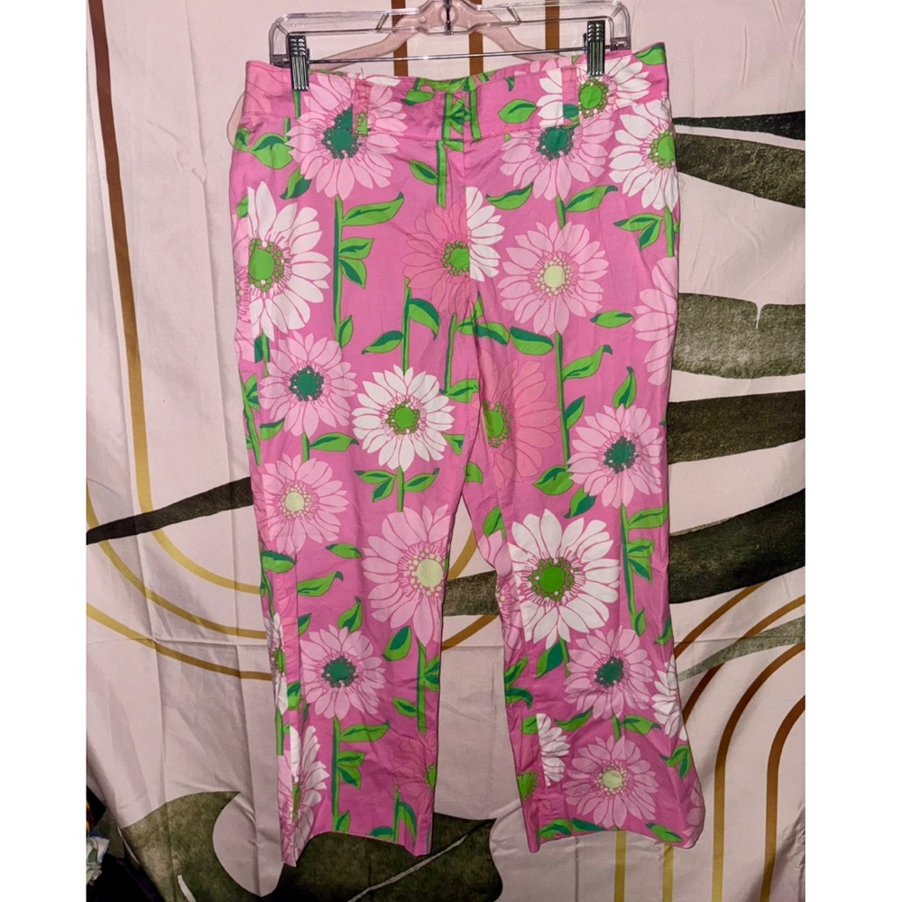 Lilly Pulitzer Floral Pink Pants